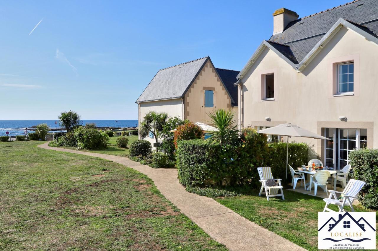 Localise Au Guilvinec - A15 - Vue Sur La Mer La Piscine Et Le Jardin - Tout A Pied, Plages, Port, Centre, Commerces, Marche - Wifi Inclus - Animaux Bienvenus - Linge De Lit Inclus מראה חיצוני תמונה